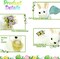 Sisal Easter Bunny Decor,Set of 6 White Baby Bunnies for Easter Decorations or Seasonal Parties,Cute Rabbit Figurines as Decorative Farm Animals for Spring Decor